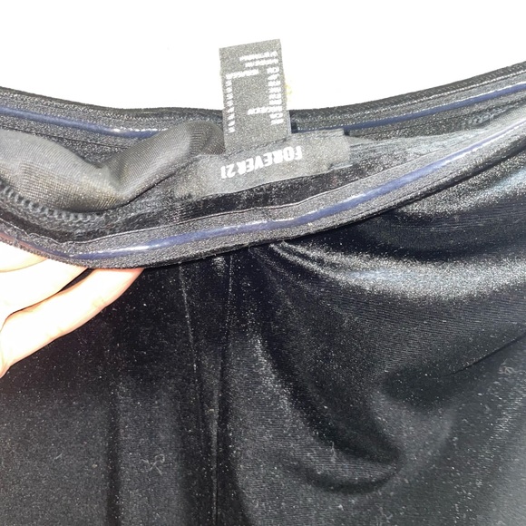 Velour Strapless Jumpsuit - Picture 5 of 12